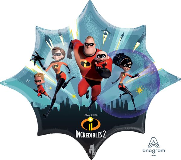 Incredibles Jumbo Balloon 35'' - JJ's Party House: Birthday, Balloons & Custom Party Favors