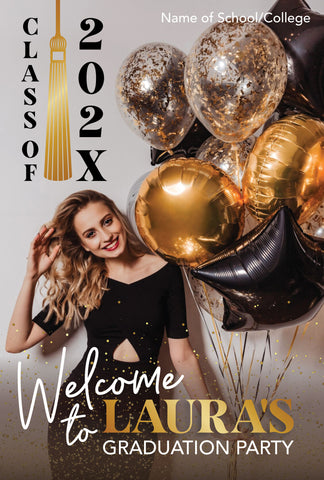 Tassel Graduation Party Photo Welcome Sign