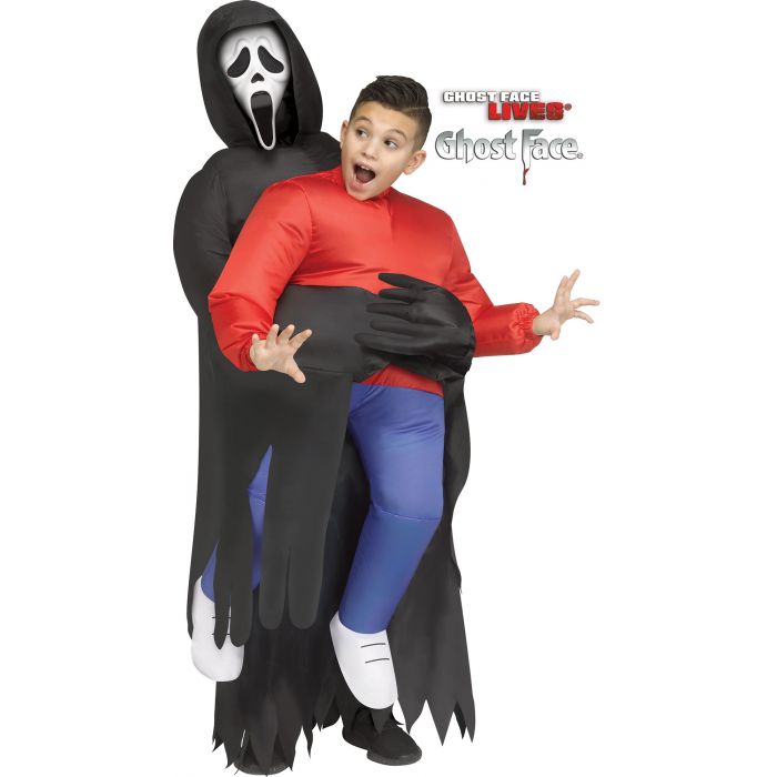 Kids Ghost Face Carrying Inflatable Costume - JJ's Party House