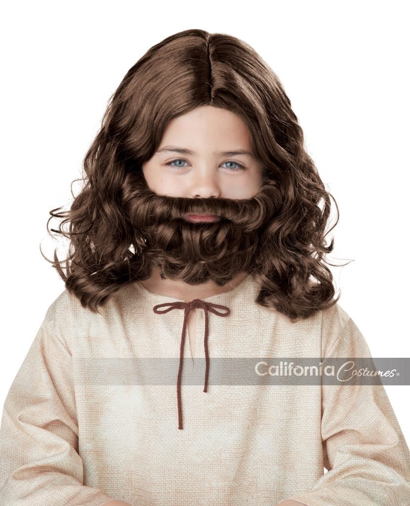 Kids Jesus Wig and Beard Set - JJ's Party House