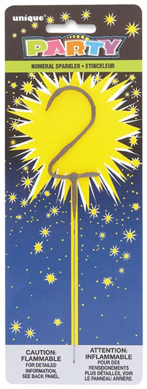 Numeral 2 Sparkler