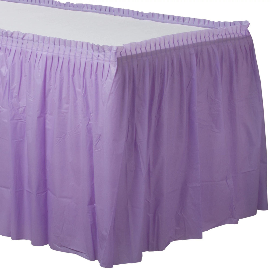 Lavender 29In X 14Ft Table Skirt - JJ's Party House: Birthday, Balloons & Custom Party Favors