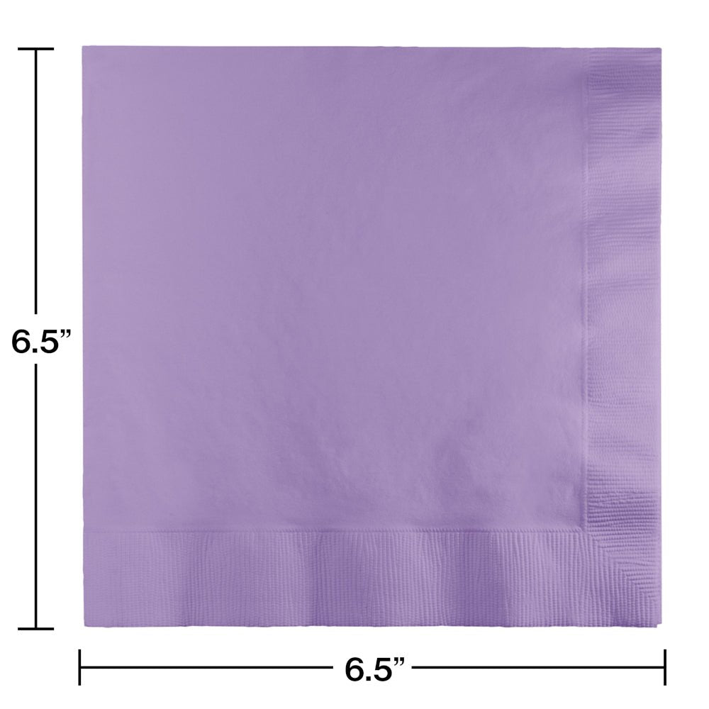Lavender Luncheon Napkins 3Ply 50ct - JJ's Party House McAllen, TX