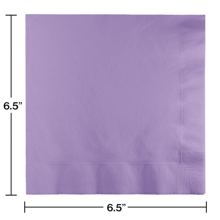 Lavender Luncheon Napkins 3Ply 50ct - JJ's Party House McAllen, TX