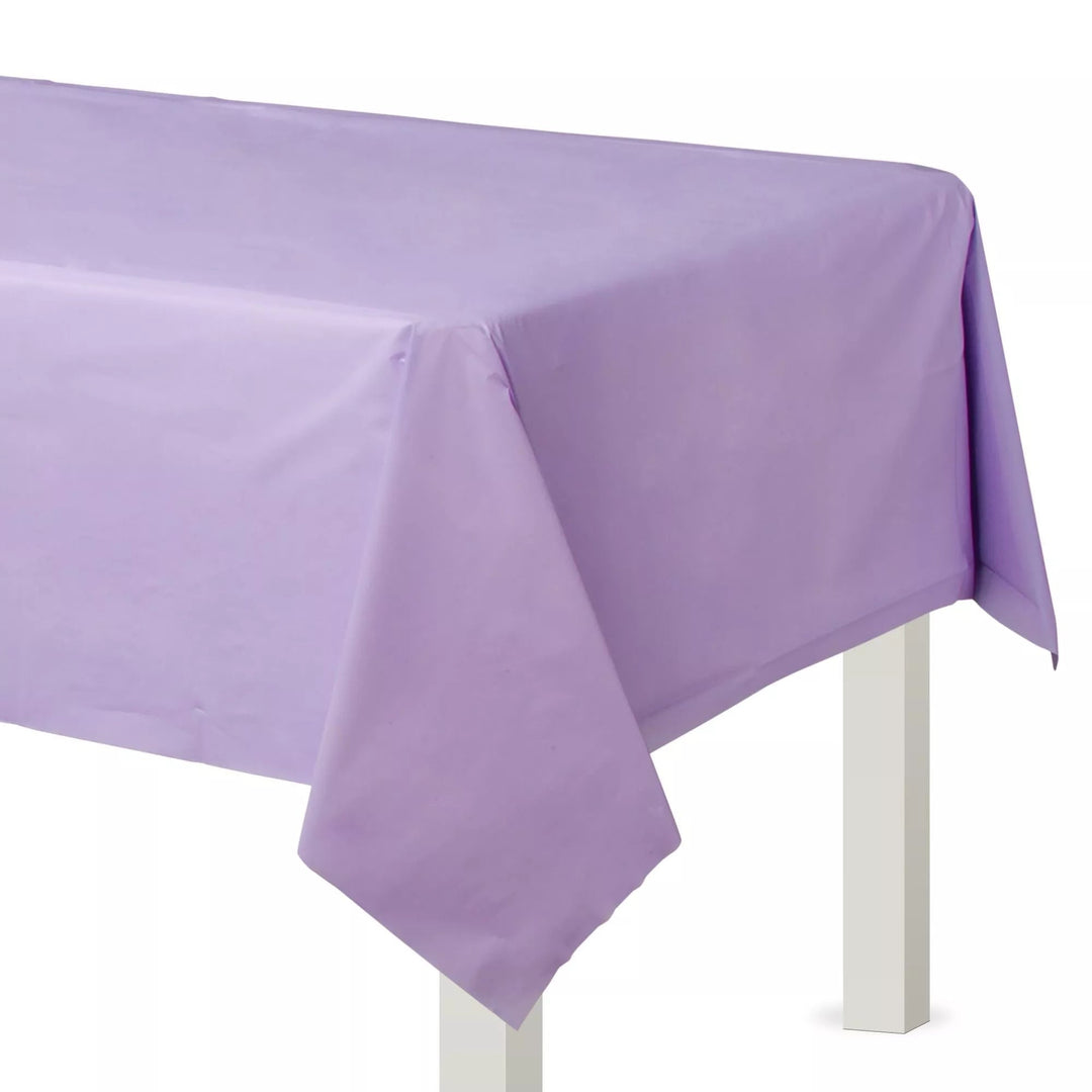Lavender Rectangle 54"X 108" Table Cover - JJ's Party House: Birthday, Balloons & Custom Party Favors