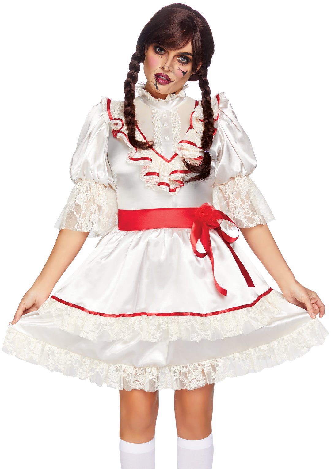 Leg Avenue Haunted Doll, features satin l - LEG - 86867 - JJ's Party House