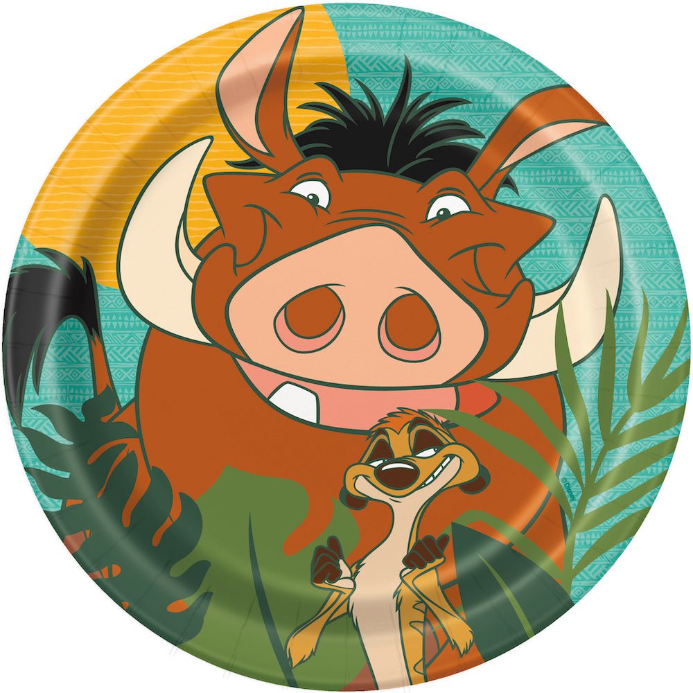 Lion King 7" Dessert Plates 8ct - JJ's Party House McAllen, TX