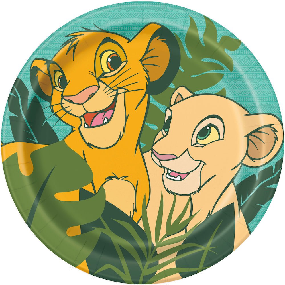 Lion King 9" Lunch Plates 8ct - JJ's Party House McAllen, TX