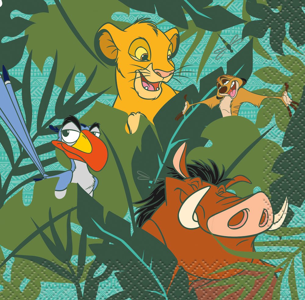 Lion King Beverage Napkins 16ct - JJ's Party House McAllen, TX
