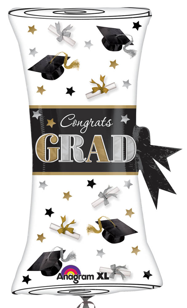 Festive Grad Diploma Balloon