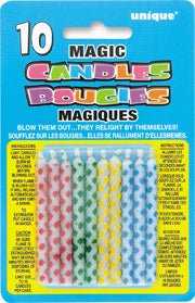 Magic Birthday Candles 10ct - JJ's Party House McAllen, TX