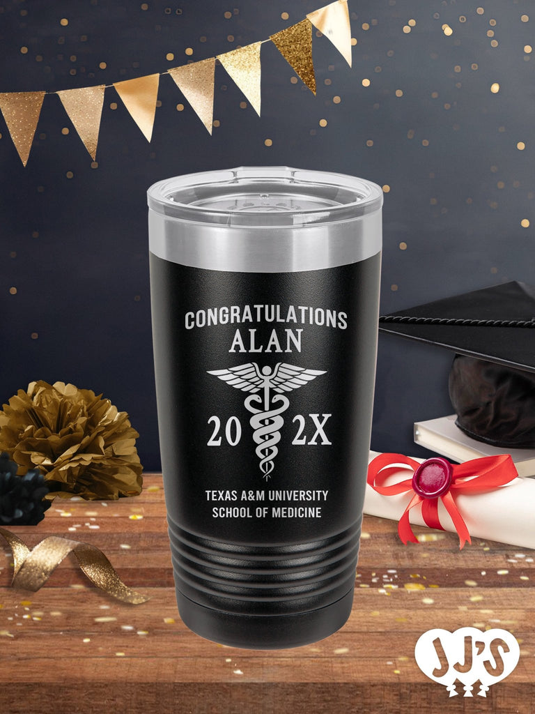 Medical School Congrats Graduation Personalized Tumbler - JJ's Party House: Birthday,Balloons,Favors,Gifts