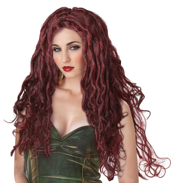 Medusa Wig Dark Red - JJ's Party House: Birthday, Balloons & Custom Party Favors