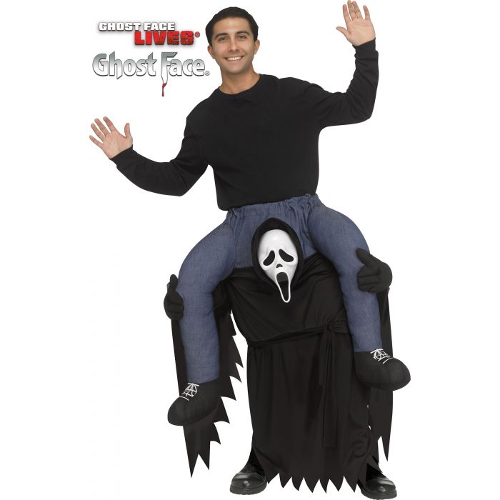 Mens Carry Me® GHOST FACE® Adult Costume - SCREAM - JJ's Party House