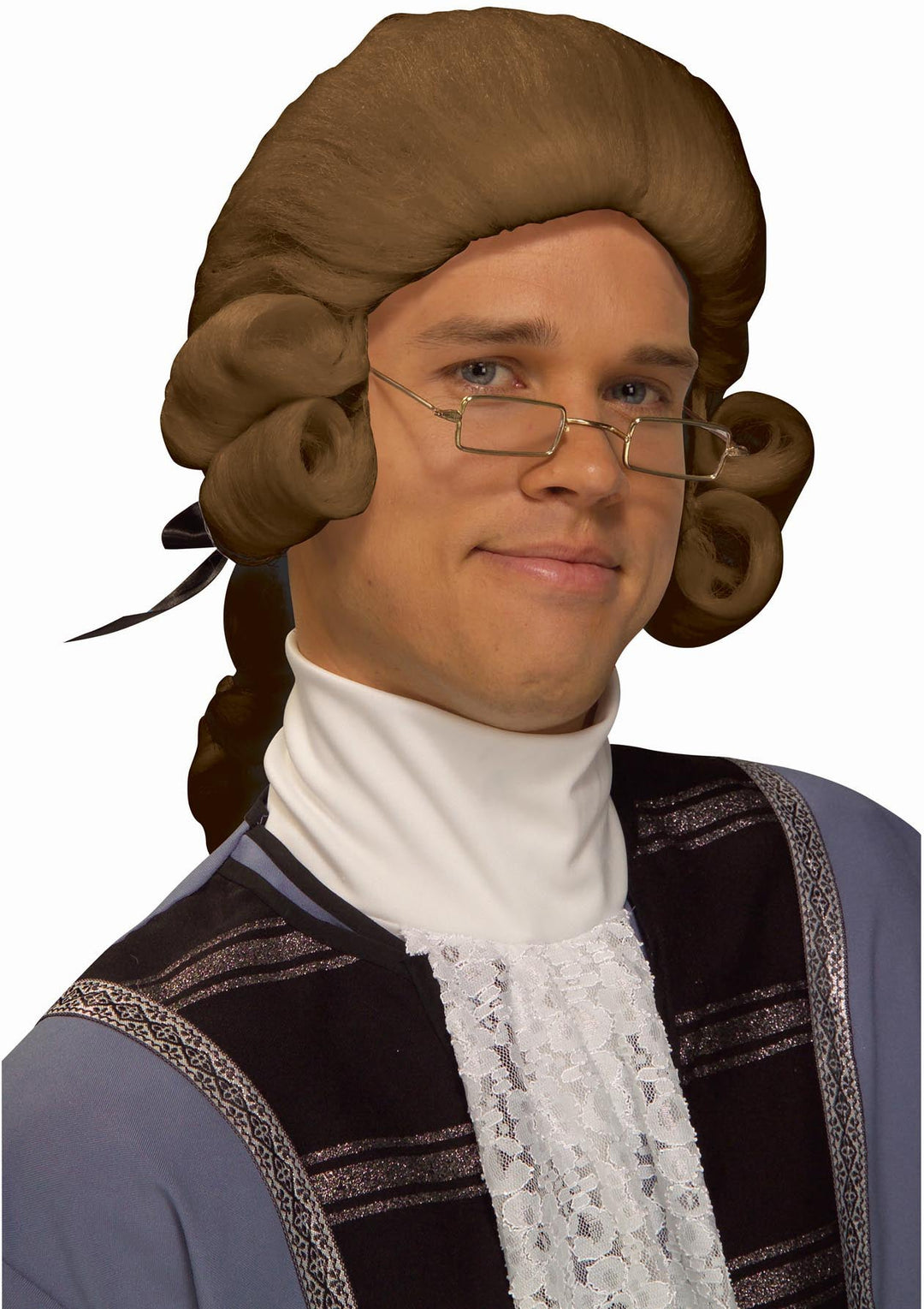 Men's Colonial Wig Brown - JJ's Party House