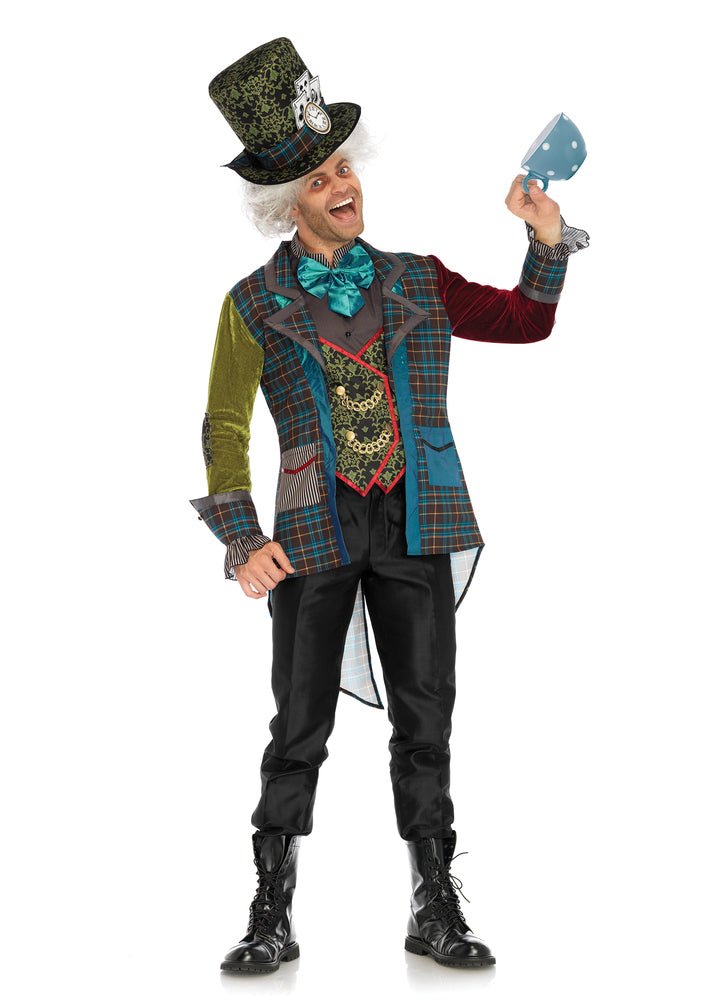 Mens Deluxe Mad Hatter Costume - JJ's Party House: Birthday, Balloons & Custom Party Favors