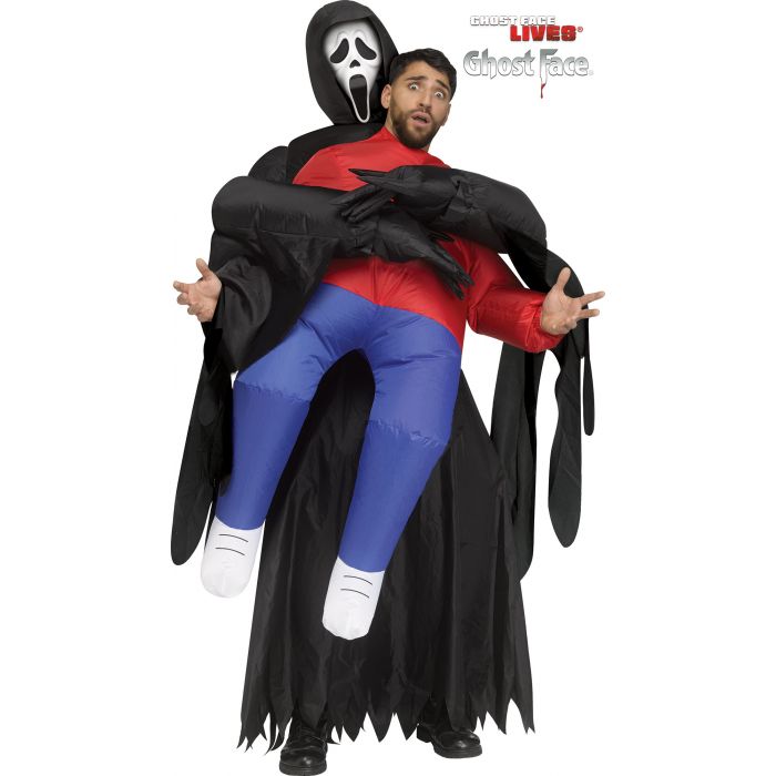 Men's Ghost Face Carrying Inflatable Costume - JJ's Party House