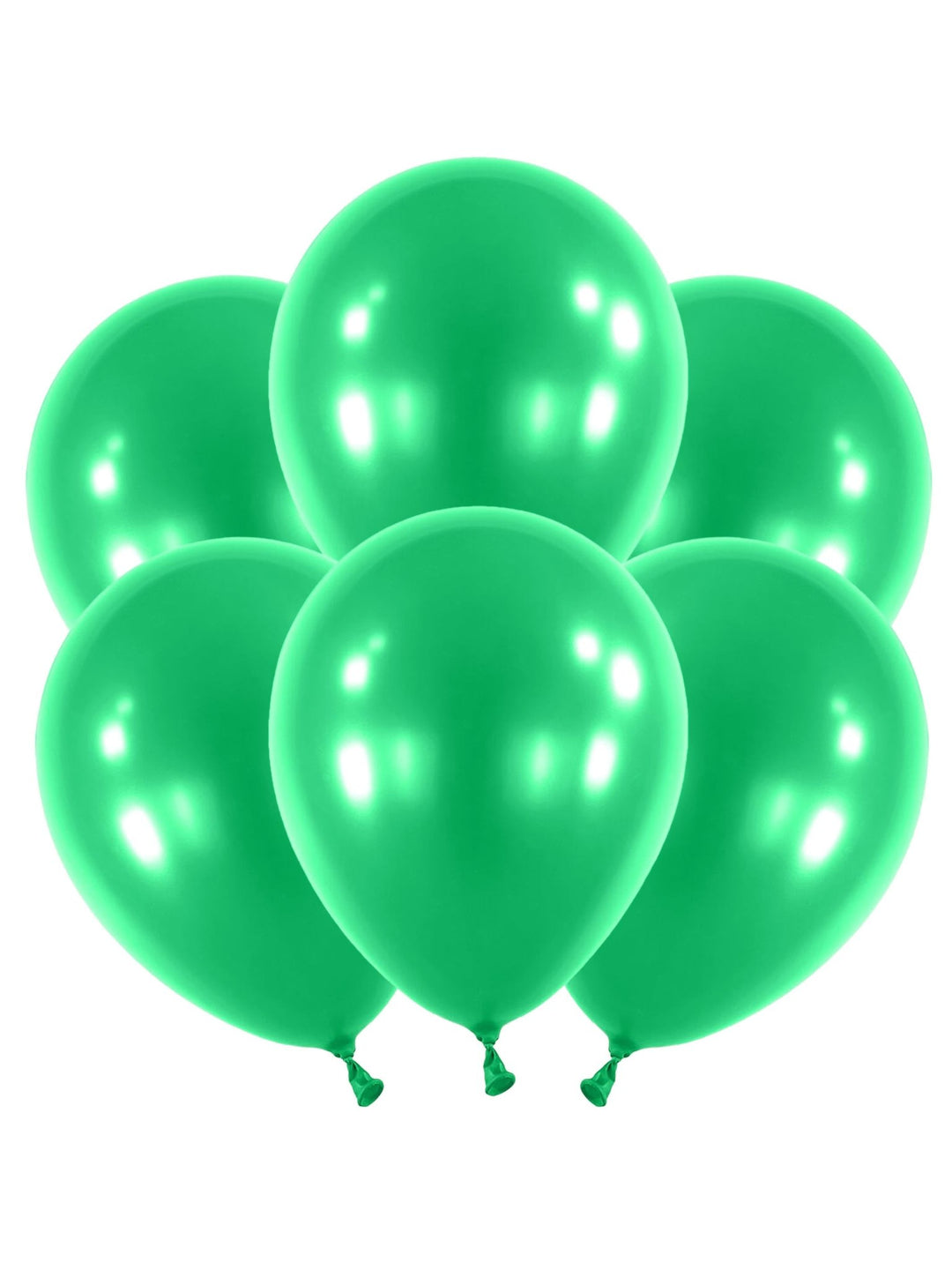 Metallic Festive Green 11" Latex Balloons - JJ's Party House: Birthday, Balloons & Custom Party Favors