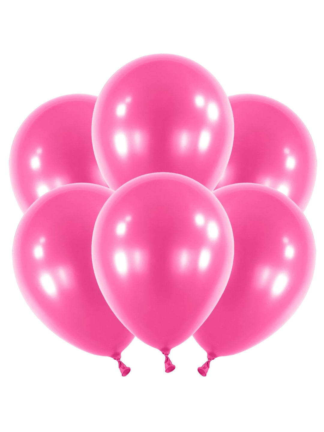 Metallic Hot Pink 11" Latex Balloons - JJ's Party House: Birthday, Balloons & Custom Party Favors