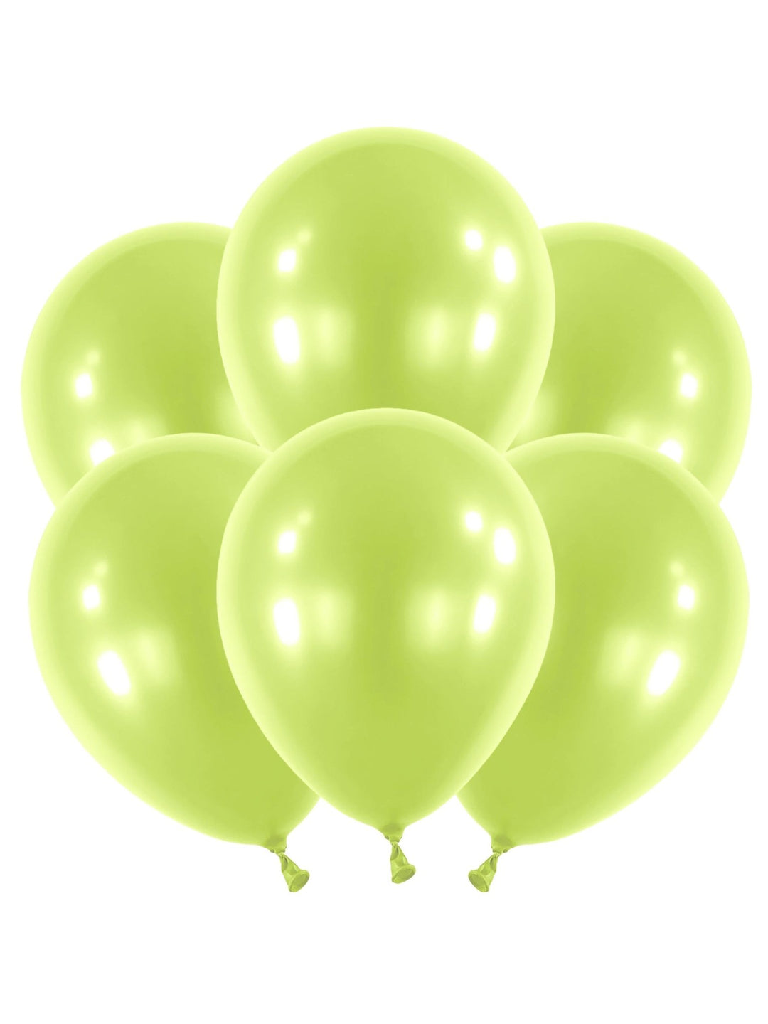 Metallic Kiwi Green 11" Latex Balloons - JJ's Party House: Birthday, Balloons & Custom Party Favors