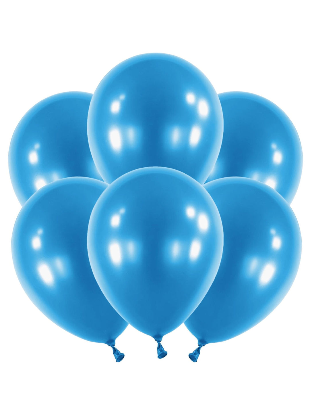 Metallic Royal Blue 11" Latex Balloons - JJ's Party House: Birthday, Balloons & Custom Party Favors