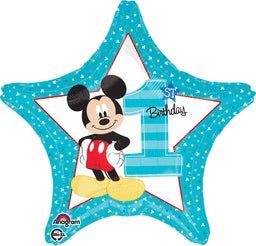 Mickey 1st Birthday 18'' Balloon - JJ's Party House: Birthday, Balloons & Custom Party Favors