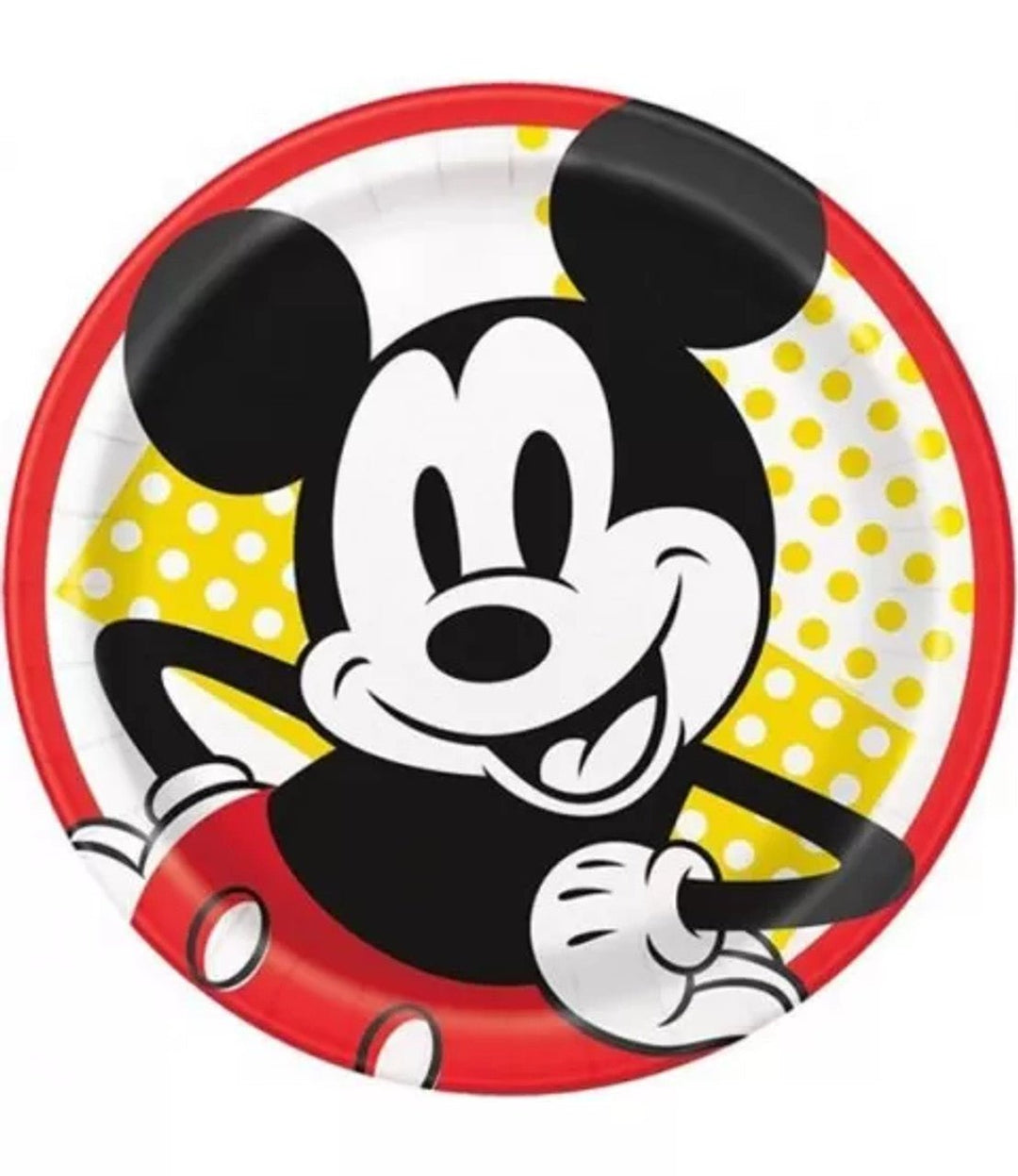 Mickey Birthday 9" Lunch Plates, 8ct - JJ's Party House: Birthday, Balloons & Custom Party Favors