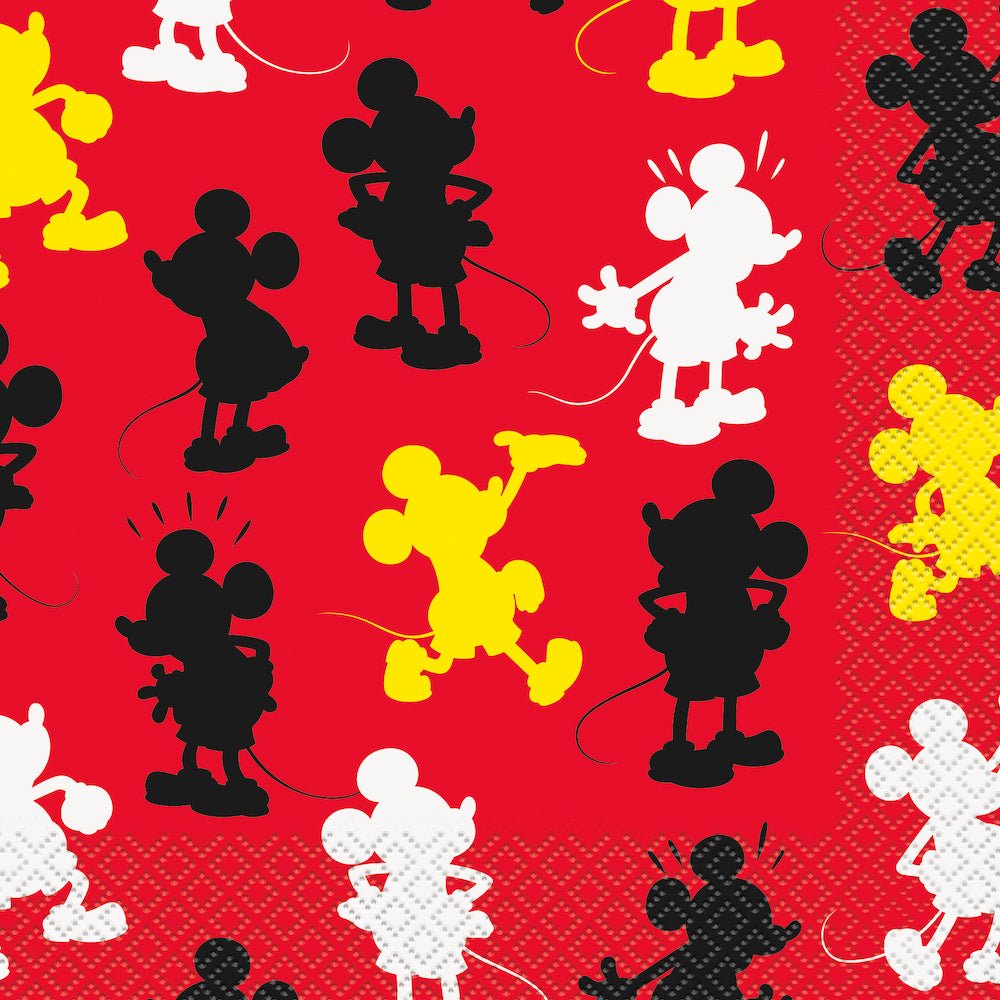 Mickey Birthday Lunch Napkins, 16ct - JJ's Party House: Birthday, Balloons & Custom Party Favors