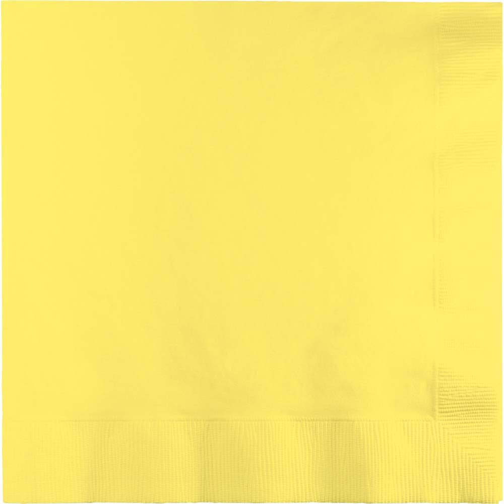Mimosa Yellow Luncheon Napkins 3Ply 50ct - JJ's Party House McAllen, TX