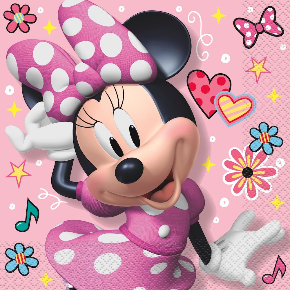 Minnie Lunch Napkins, 16ct - JJ's Party House: Birthday, Balloons & Custom Party Favors