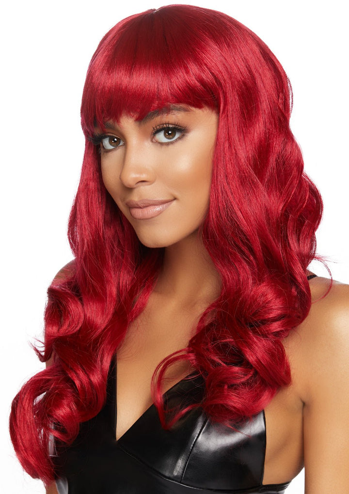 Misfit Long Wavy Bang Wig - JJ's Party House