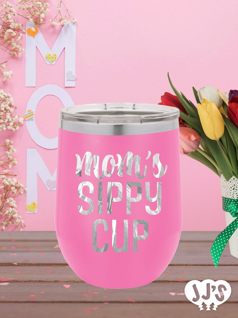 Moms Sippy Cup Custom Engraved Tumbler - JJ's Party House: Custom Party Favors, Napkins & Cups