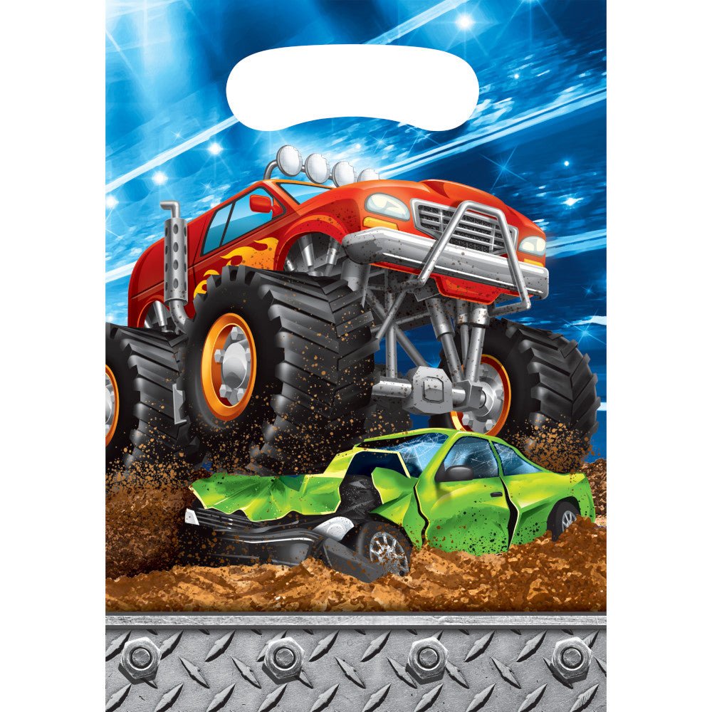 Monster Truck Party Favor Bags 8ct - JJ's Party House