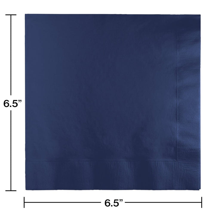 Navy Blue Luncheon Napkins 3Ply 50ct - JJ's Party House McAllen, TX