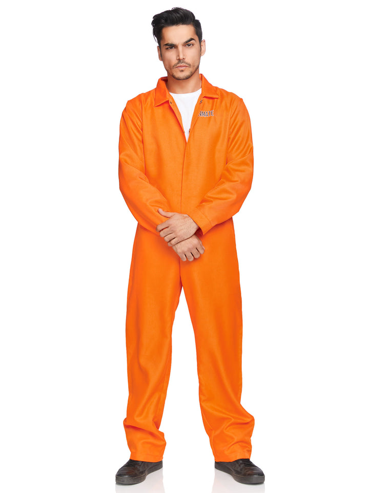 Orange Prison Jumpsuit (One Size
