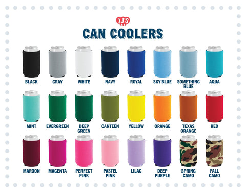 One Day Away D2 Wedding Can Coolers - JJ's Party House: Custom Party Favors, Napkins & Cups