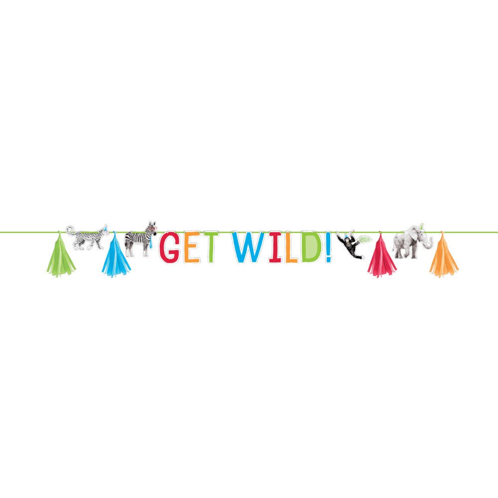 Party Animals Birthday Banner - JJ's Party House: Birthday, Balloons & Custom Party Favors