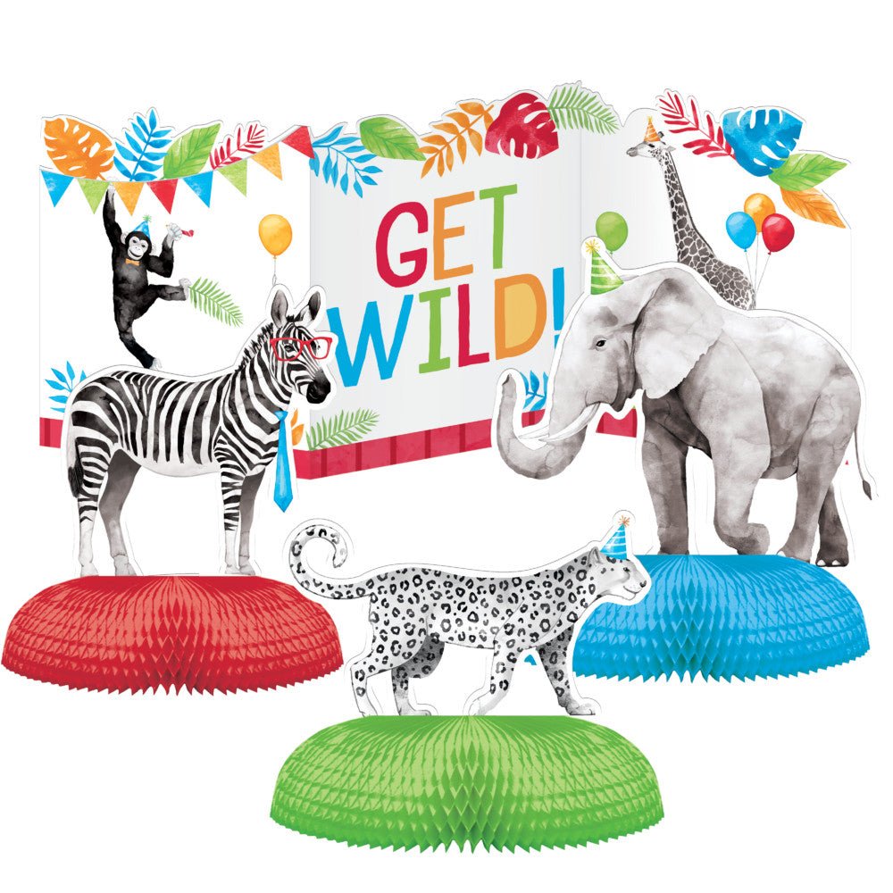 Party Animals Centerpiece - JJ's Party House: Birthday, Balloons & Custom Party Favors