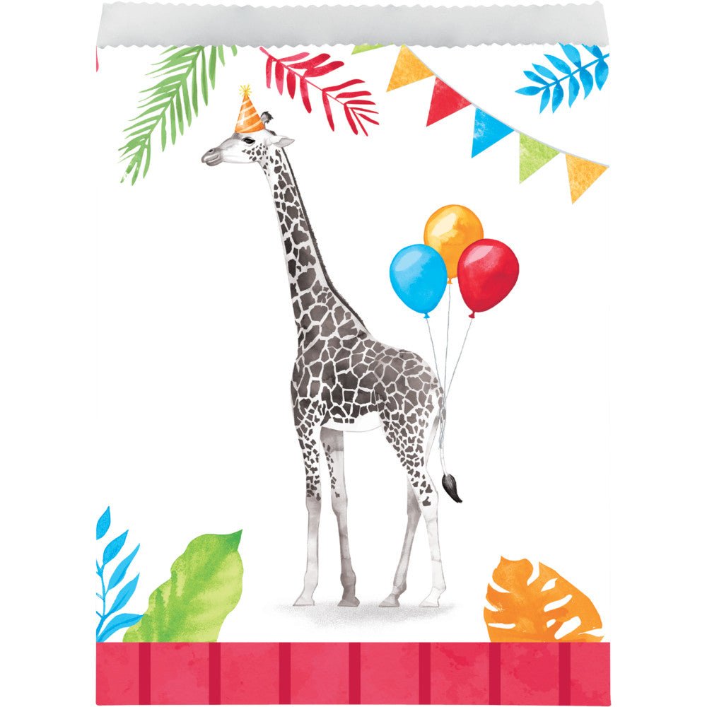 Party Animals Paper Treat Bags 8ct - JJ's Party House: Birthday, Balloons & Custom Party Favors