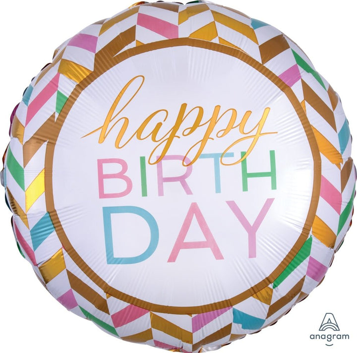 Pastel Birthday Celebration Jumbo Balloon 28" - JJ's Party House