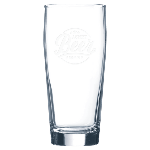 Personalized Engraved 16 oz. Willie Becher Beer Glasses - JJ's Party House: Birthday, Balloons & Custom Party Favors