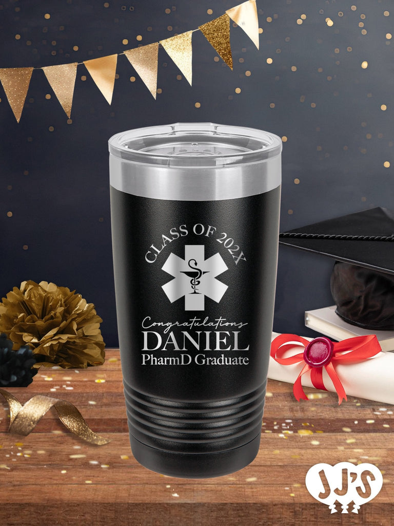 Pharmacy School Graduation Personalized Tumbler - JJ's Party House McAllen, TX