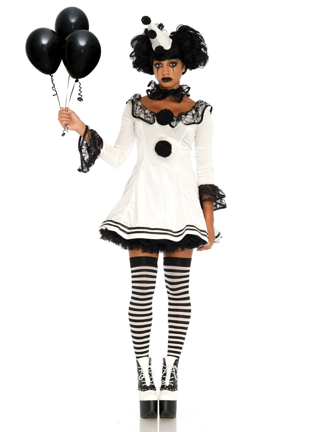 Pierrot Clown Costume - JJ's Party House