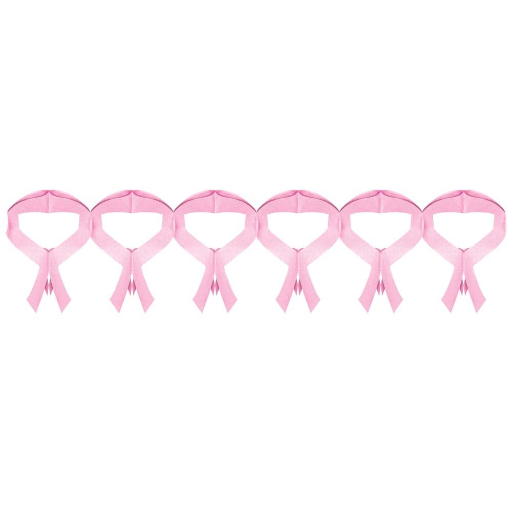 Pink Ribbon Garland - JJ's Party House