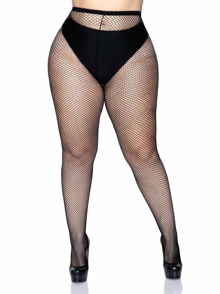 Plus Size Fishnet Pantyhose - JJ's Party House