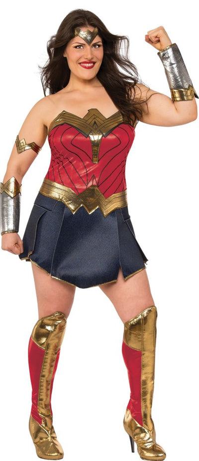 Plus Wonder Woman Costume RUB-820655 PLUS SIZE - JJ's Party House: Custom Party Favors, Napkins & Cups