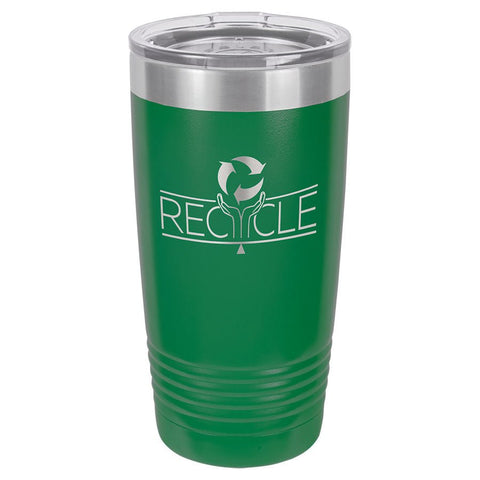 Polar Camel 20 oz. Green Ringneck Vacuum Insulated Tumbler - JJ's Party House: Birthday, Balloons & Custom Party Favors