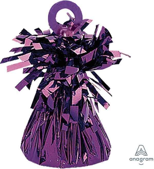 Purple Foil Balloon Weight - JJ's Party House McAllen, TX