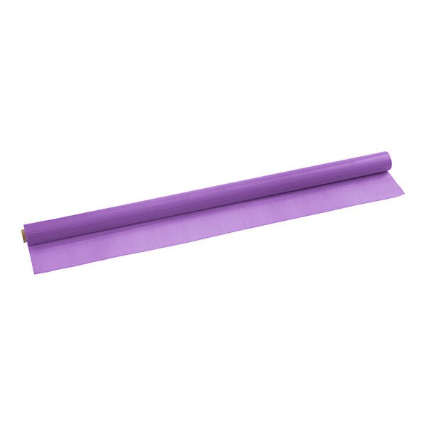 Purple Plastic Table Cover Roll, 40" x 150' - JJ's Party House: Birthday, Balloons & Custom Party Favors