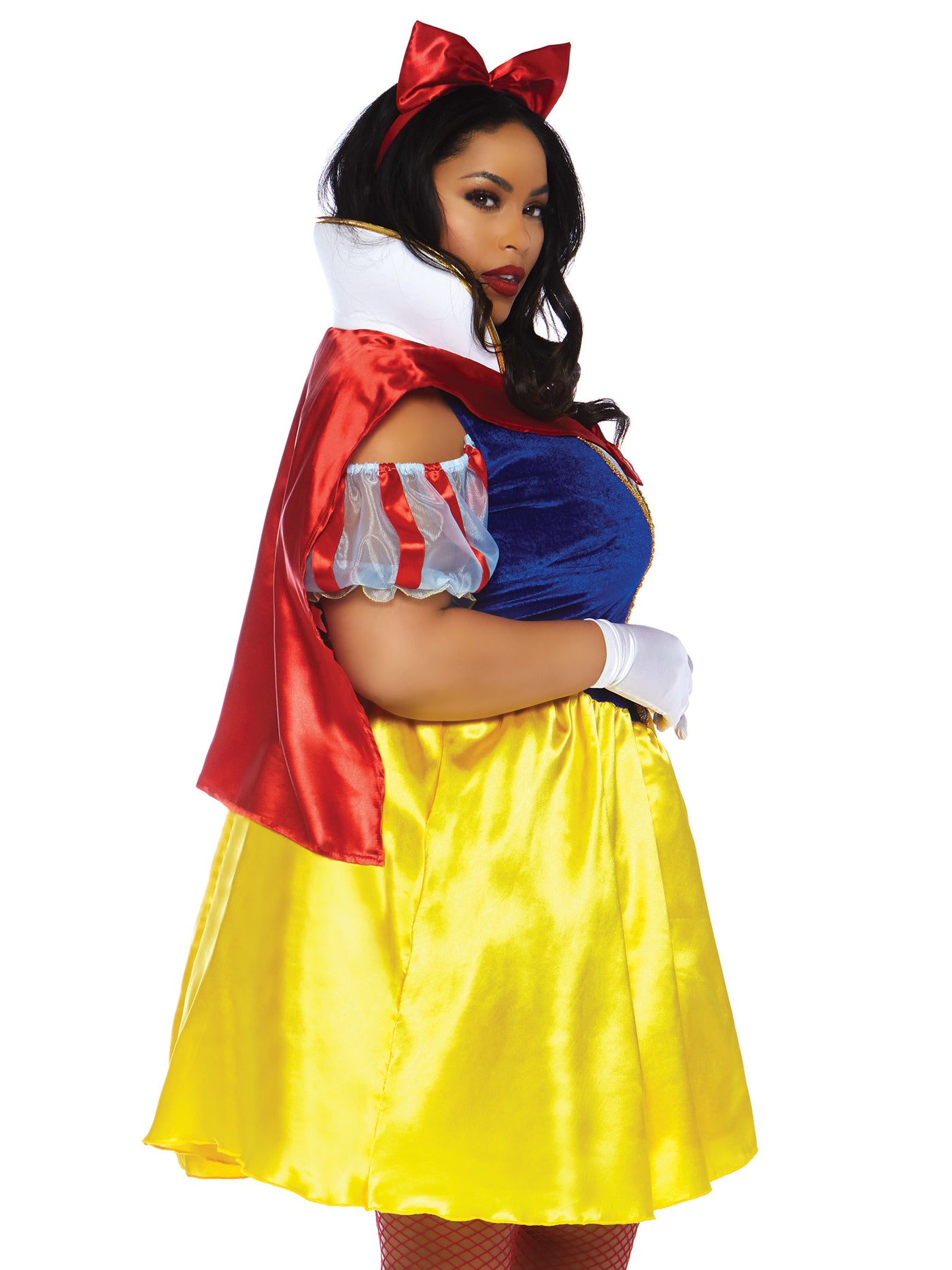 Womens Plus Size Fairytale Snow White Costume